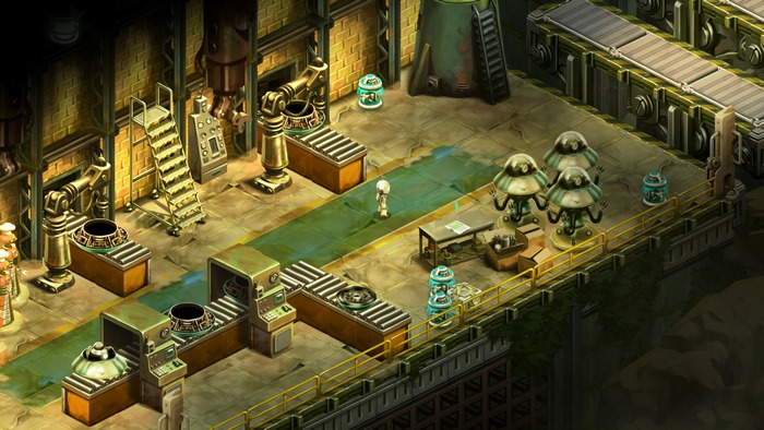 Retro Machina 4K factory scene
