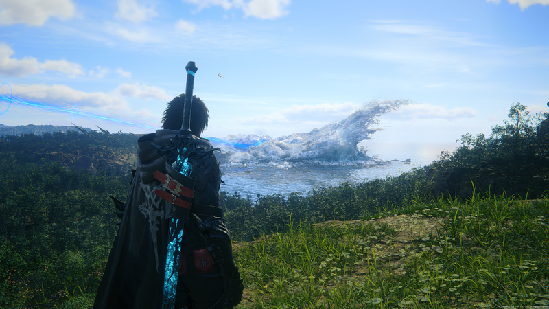 Final Fantasy XVI: Clive Rosfield faces a colossal wave
