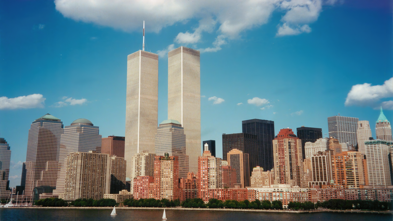 The Twin Towers of the World Trade Center in New York City