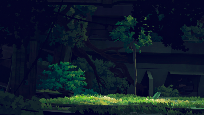 Planet of Lana screenshot with trees and grass