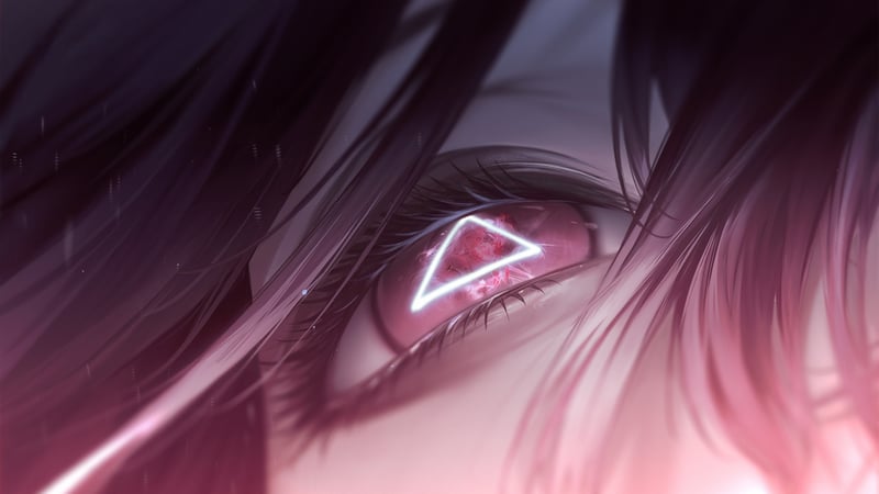 Shalom from Path to Nowhere, Glowing Triangle Eye