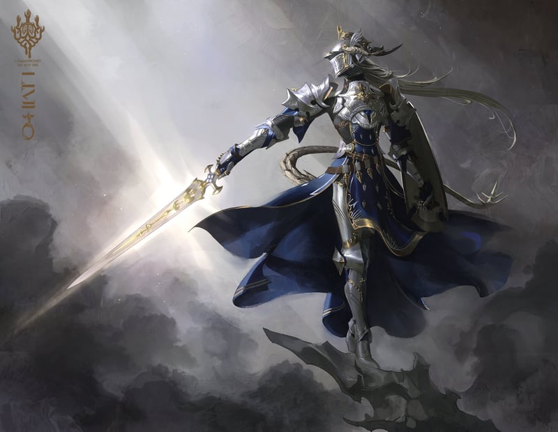 Final Fantasy Knight with Long Sword