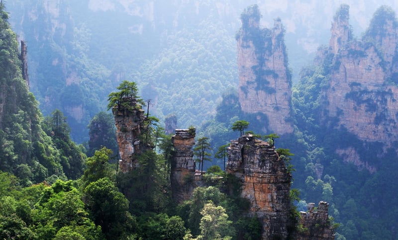 Zhangjiajie National Forest Park in China