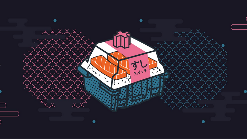 Sushi Keyboard Switch Artwork