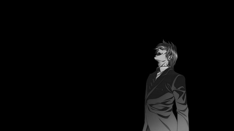 Yagami Light from Death Note with mouth open