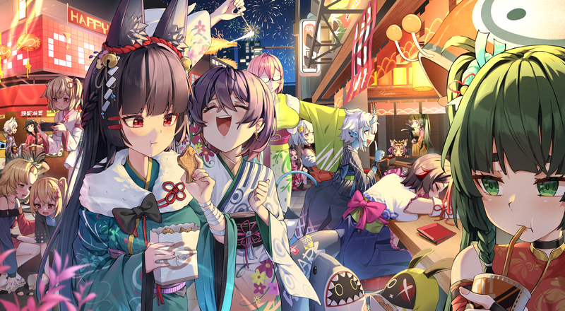 Zenless Zone Zero Characters at a Festival