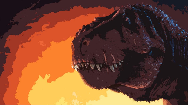 Jurassic World Tyrannosaurus Rex Digital Art