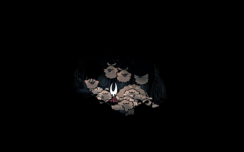 Hollow Knight: Silksong Hornet surrounded by enemies