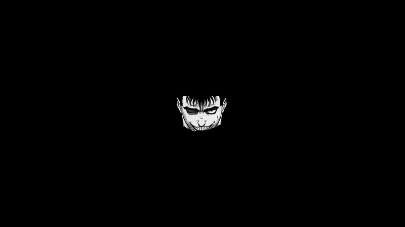 Guts from Berserk with one eye closed