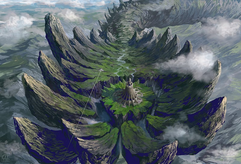 Aircraft flying over a mountain landscape with a city