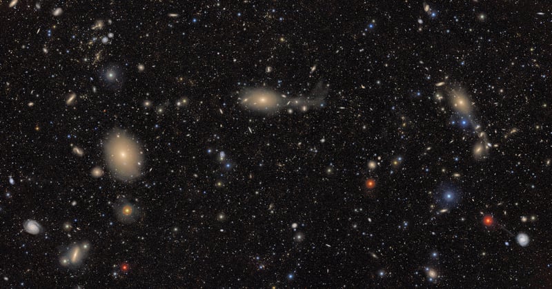 Galaxies and stars observed by Vera Rubin Observatory
