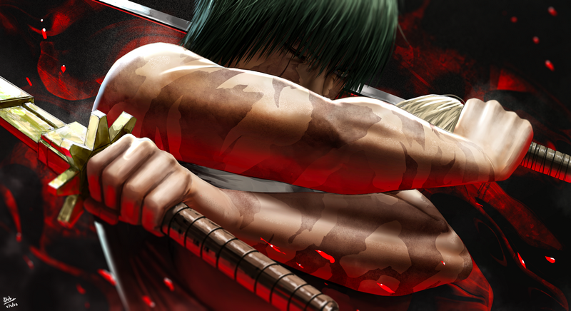 Zenin Maki with Scars and Sword