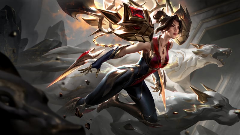 KaiSa from League of Legends Risen Legend skin