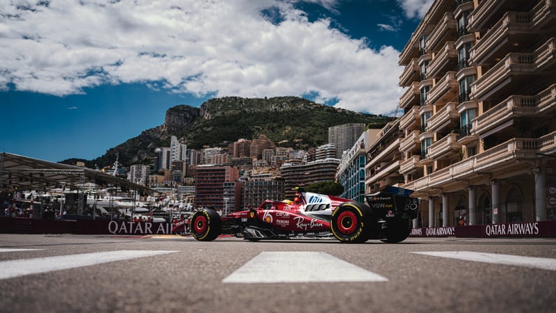 Ferrari Formula 1 race car in Monaco