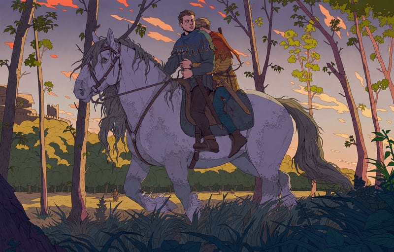 Kingdom Come: Deliverance 2, Hans Capon and Henry of Skalitz on horseback