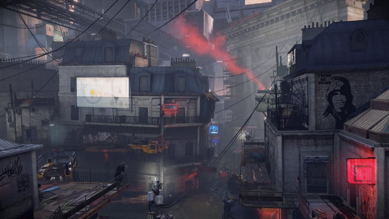 Remember Me screenshot of a futuristic cityscape