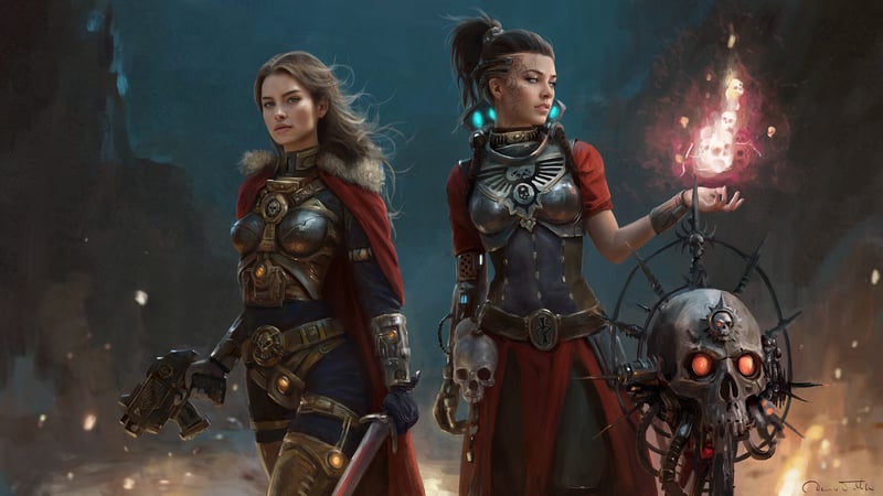 Warhammer 40,000: Two Women and a Servitor