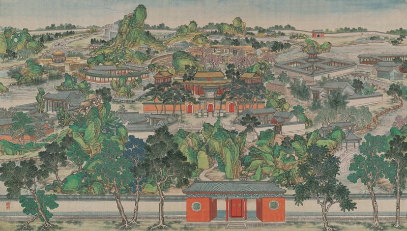 Grand View Garden from The Dream of Red Mansions