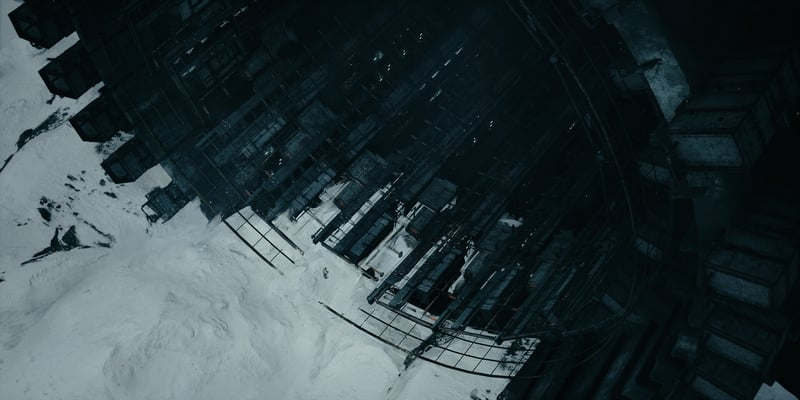 Digital Art of a Spaceship Interior