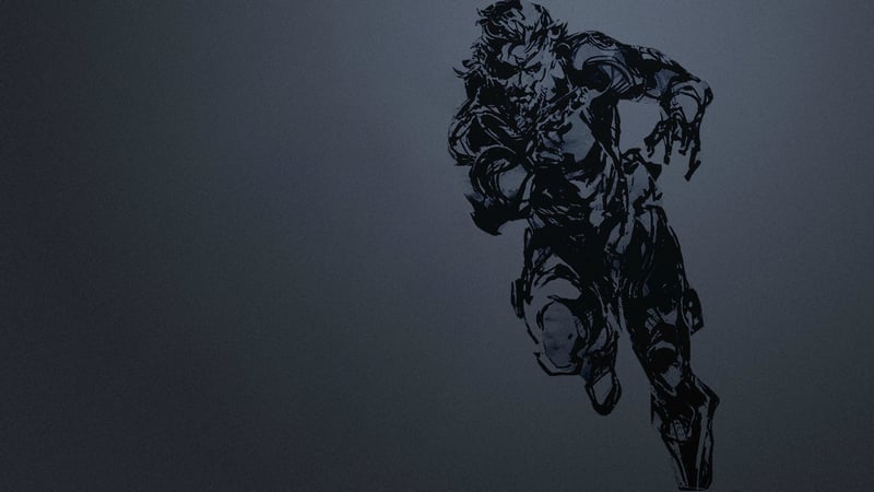 Solid Snake from Metal Gear Solid running