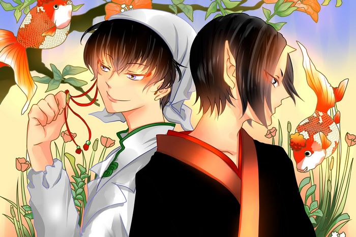 Hakutaku and Hoozuki from Hoozuki No Reitetsu