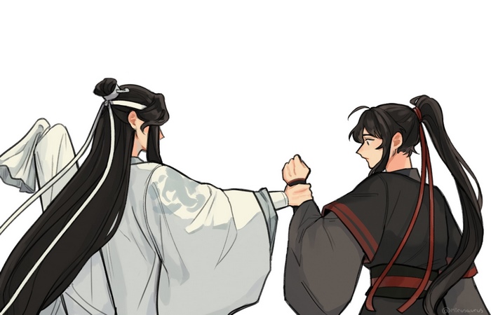 Lan Zhan and Wei Wuxian from Mo Dao Zu Shi