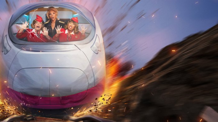 RuPaul and Lady Bunny in Stop! That! Train!