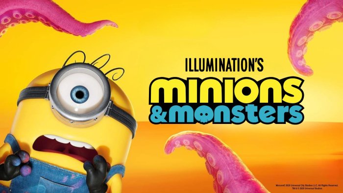 Minion Stuart in Minions and Monsters Movie Poster
