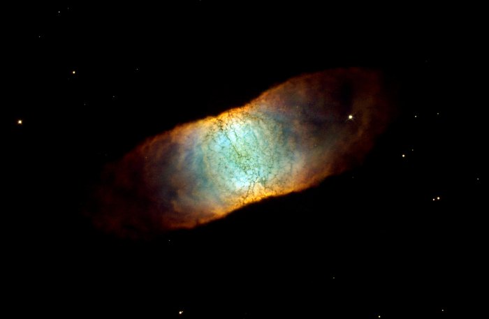 The Retina Nebula IC 4406 in Deep Space