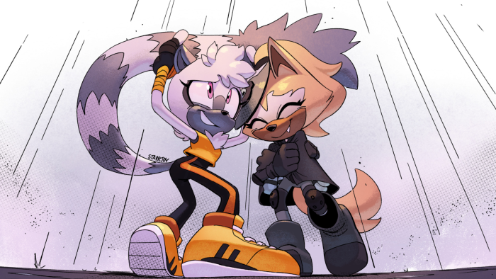 Tangle and Whisper from Sonic the Hedgehog
