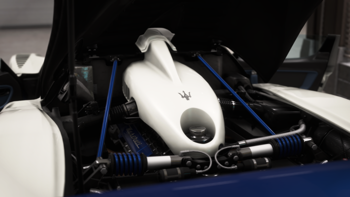 Maserati MC12 Engine Bay and Suspension