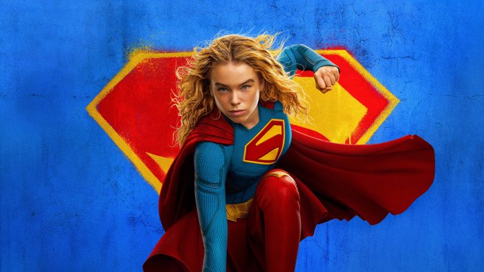 Milly Alcock as Supergirl in Supergirl Woman of Tomorrow