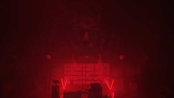 Alan Wake in the Dark Place from Alan Wake 2
