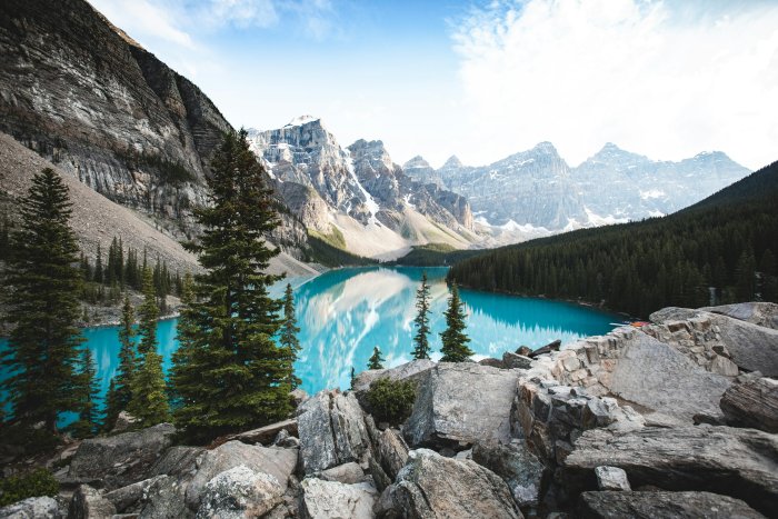 Moraine Lake in Banff National Park, Alberta