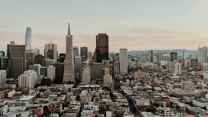San Francisco Skyline with Transamerica Pyramid at Dusk