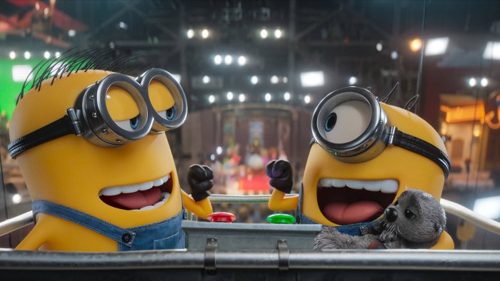 Two Minions and a Seal Pup from Despicable Me