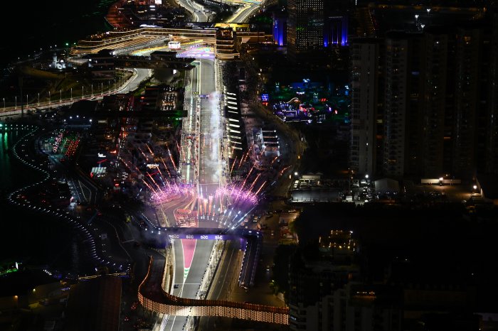 Jeddah Corniche Circuit Night Race with Fireworks