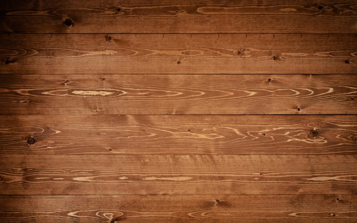 Dark Brown Horizontal Wooden Planks Texture