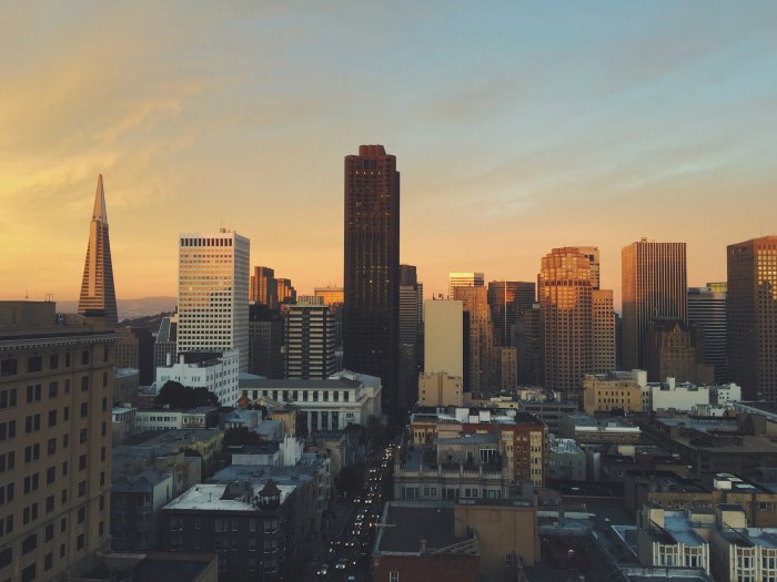 San Francisco Skyline at Sunset