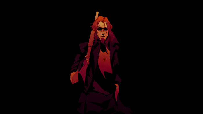 The Postal Dude from the Postal video game series
