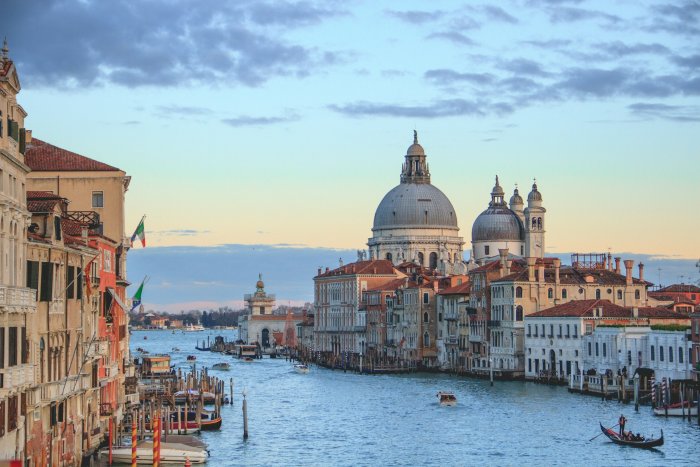 Grand Canal and Santa Maria della Salute in Venice