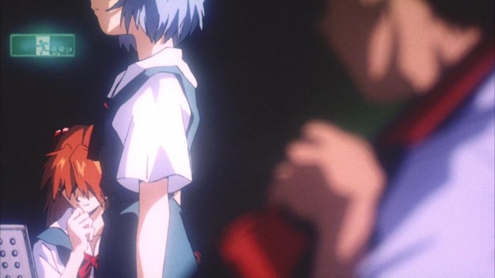 Rei Ayanami and Asuka Langley Soryu in Neon Genesis Evangelion