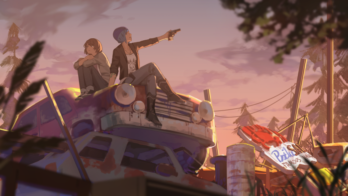 Max Caulfield and Chloe Price in Life is Strange
