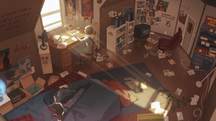 Max Caulfield and Chloe Price in Life is Strange