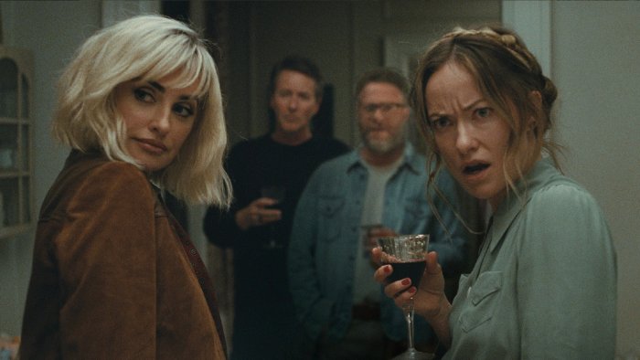 Penélope Cruz and Olivia Wilde in The Invite