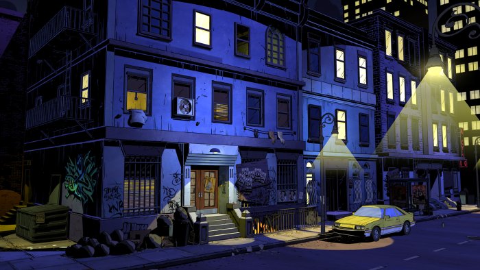 Fabletown Street and Apartment in The Wolf Among Us
