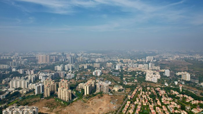 Aerial View of Undri in Pune India