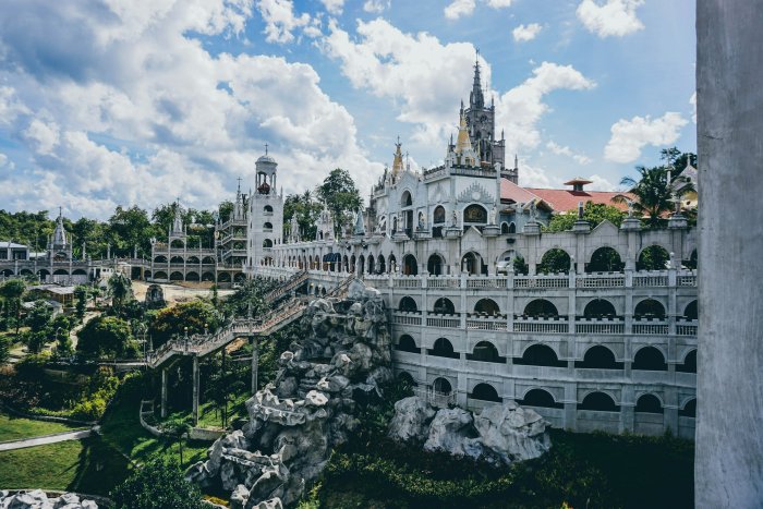 Simala Shrine castle-like church in Cebu, Philippines