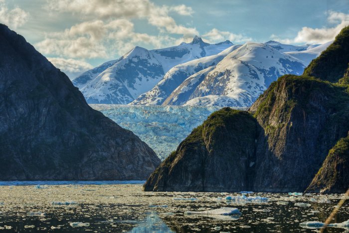 Tracy Arm Fjord and Sawyer Glacier in Alaska