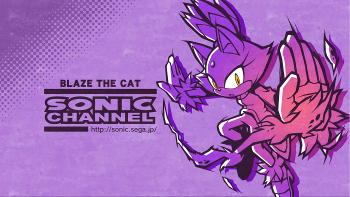 Blaze the Cat Sonic Channel Official Artwork
